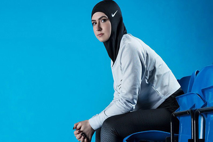  The Nike Pro Hijab debuts on the runway at Fashion Forward Dubai